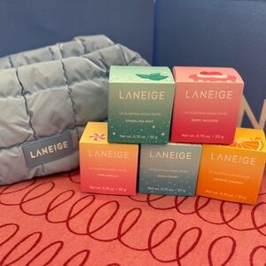Laneige Lip Sleeping Mask Swirl - RARE EXCLUSIVE SET OF 5!